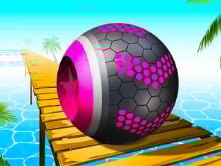 3D Super Rolling Ball Race