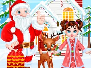 Baby Taylor Christmas Reindeer Fun