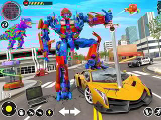 Car Robot Transform Fight
