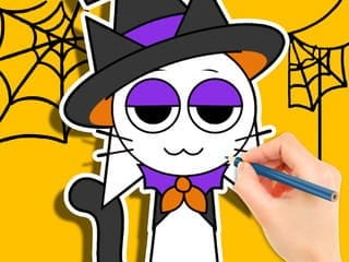 Coloring Book: Incredibox Sprunki Halloween