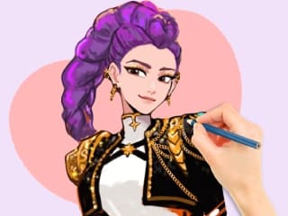 Coloring Book: Kpop Rumi