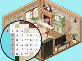 Coloring By Numbers: Pixel House