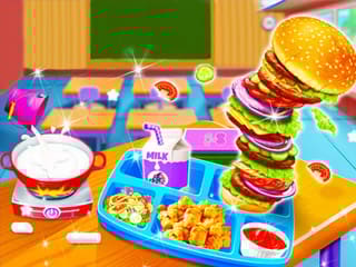 Cooking Lunch At School