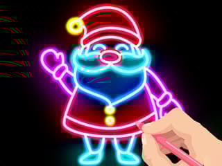 Draw Glow Christmas