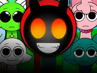 Escape From Sprunki 3D Shooter