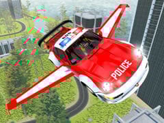 Flying Car Game Police Games