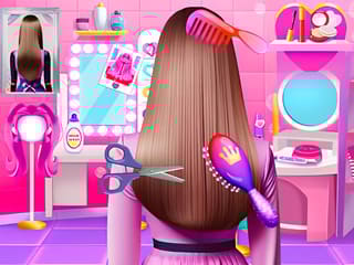Hair Salon Dress Up Girl