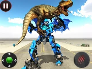 Jurassic Dinosaur Mech Battle